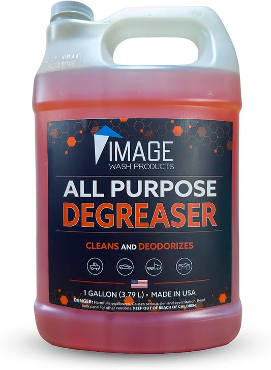 Image Wash Products All Purpose Foaming Degreaser - Works On Interior/Exterior Surfaces - Engine Bay Cleaner/Car Interior Cleaner/Tire Degreaser - Heavy Duty