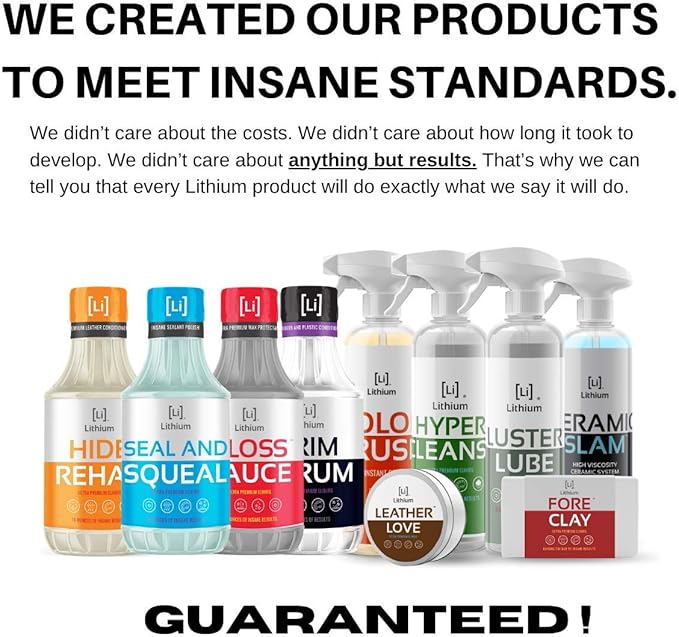 Lithium Auto Elixirs Ignite After Wash - Waterless Car Wash Exterior Care Products - Streak-Free Si02 paint and Glass protectant with Hydrophobic Ceramic Ingredients - Conditions and Shines Surfaces