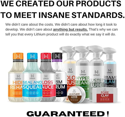 Lithium Auto Elixirs Ignite After Wash - Waterless Car Wash Exterior Care Products - Streak-Free Si02 paint and Glass protectant with Hydrophobic Ceramic Ingredients - Conditions and Shines Surfaces