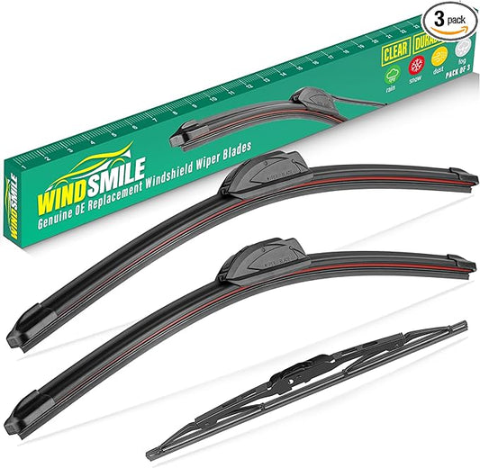 20" 18" 10" Windshield Wiper Blades Replacement for Ford Escape Mercury Mariner 2005 2006 2007 Premium All Weather Front Rear Wipers Set - OEM Quality (Pack of 3)