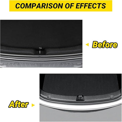 PUOENI 2025 2026 Model Y Juniper Rear Bumper Guard 1 PCS Anti-Scratch TPE Rear Trunk Door Sill Protector for Refresh Model Y Juniper Internal Accessories