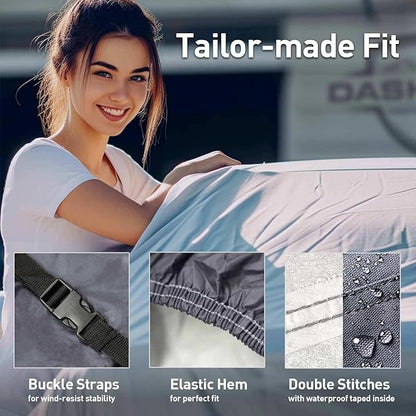 Ultimum Series Truck Cover for Dodge Ram 2500 2012-2018 Mega Cab Pickup 6.4 Feet Bed All Weather Protection Dust, Sun, Snow, RainProtection Indoor Outdoor
