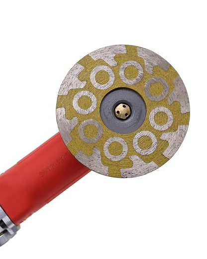 4" Flat Resin Filled Grinding Wheel, Diamond Cup Wheel with 5/8’’-11 Thread for Granite Marble Engineered Stone (Medium)