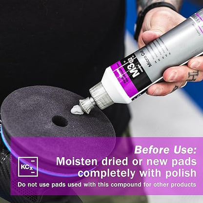 Koch-Chemie - Micro Cut Polishing Compound - Silicone Oil-Free; Permanent Removal of Holograms, Fine Scratches, and Sanding Marks to P3000 Grain Size; High Gloss Finish (250 milliliters)
