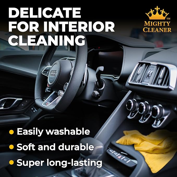 Premium 2pk Mini +1 Free Shammy Cloth for Car Drying - 17”x13” - Super Absorbent Chamois Towel for Car - Scratch-Free, Reusable & Soft Cleaning Towel