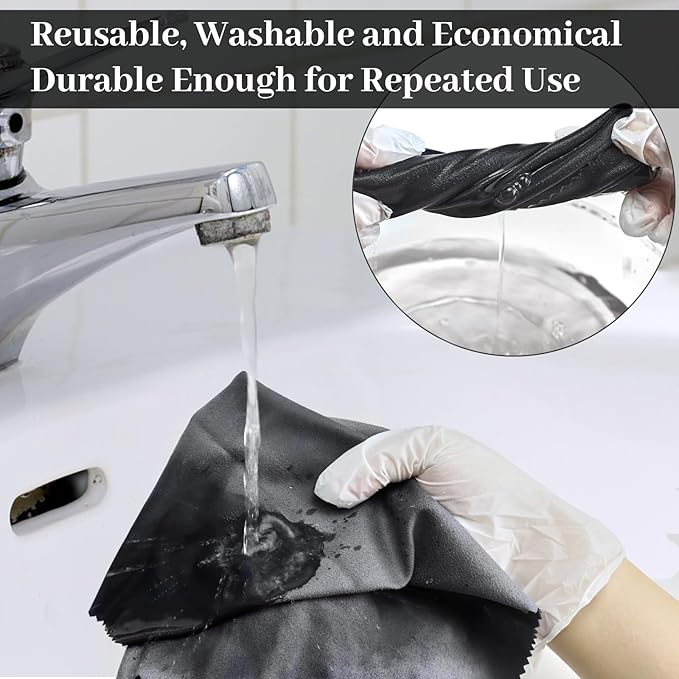 BOVPCAO 5/3 Pack Microsuede Gun Cloth - 12"x12" Gun Cleaning Cloth Lint Free - Soft and Washable Gun Cleaning Rags - Professional Gun Cleaning Supplies