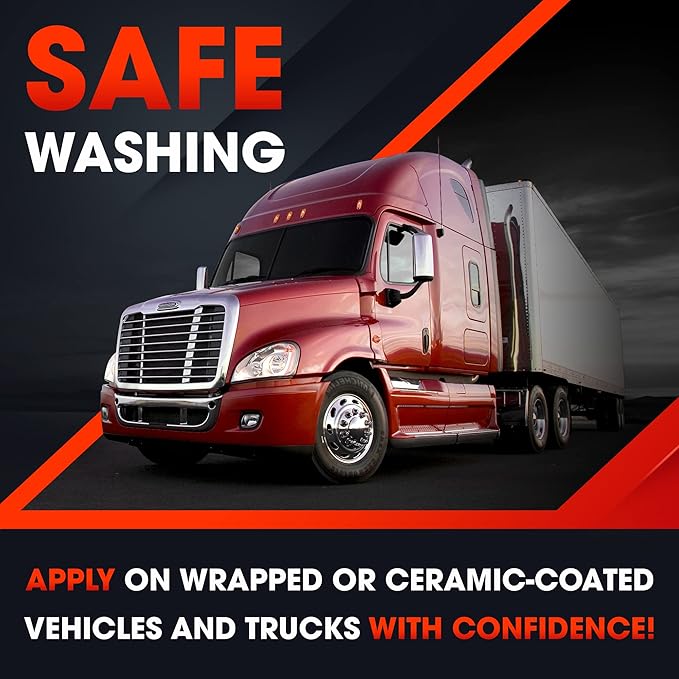 Swift Touchless Car Wash Shampoo (1 Gallon) - No Brushing Required, High Foaming Car Soap, Heavy Duty, Auto Detergent for Foam Cannon, Works on Cars, Trucks, RVs, Upholstery & More!