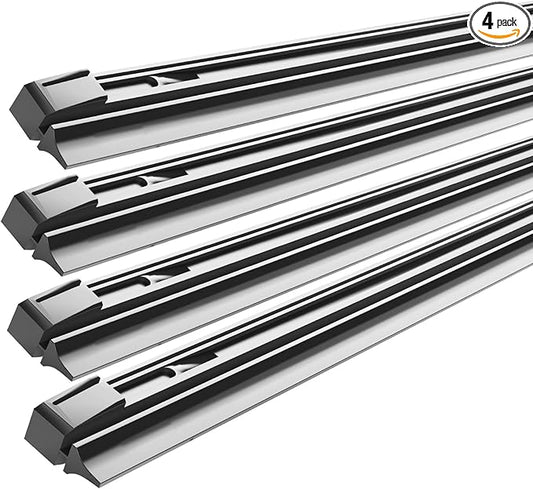 28 Inch Wiper Blade Refill, 4 PCs Windshield Wiper Refill Replacement for NWB Hybird Windshield Wiper Baldes Rubber Strip, Easy to Install 4PCS