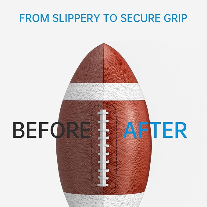 Football Prep Kit - Leather Football Conditioning Set with Beeswax, 2 Brushes (Soft Horsehair & Hard Hog Bristle), for Enhanced Grip & Longevity