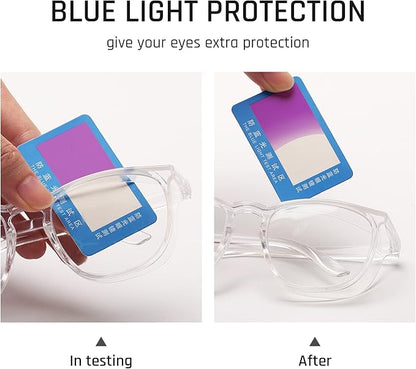 Stylish Safety Glasses, Clear Anti-Fog Anti-Scratch Protective Glasses For Men And Women