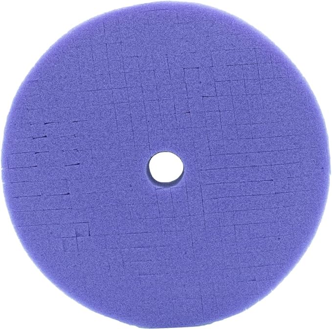 3D Light Purple Foam Polishing Pad | Professional Grade Foam for Polish, Glaze, Wax | Maximizes Paint Gloss | Car Care Detailing | 6.5” Round