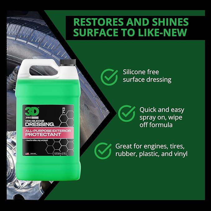 3D Non-Silicone Dressing - Body Shop Safe Dressing - Silicone-Free 1 Gallon