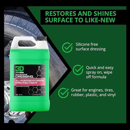 3D Non-Silicone Dressing - Body Shop Safe Dressing - Silicone-Free 1 Gallon