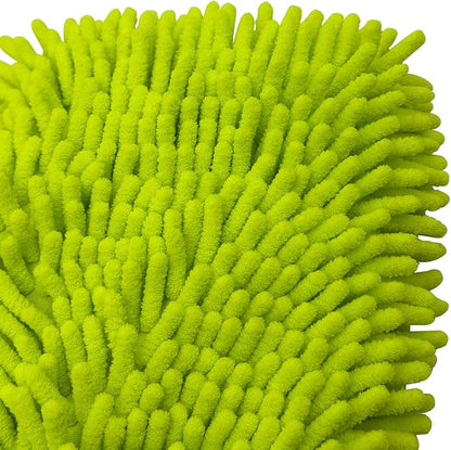 Mr. Detroit - 2 Double Noodle Wash Mitt, Scratch-Free Deep Cleaning| Ultra-Soft Microfiber Waterproof Wash Mitt for Home Use and Auto Detailing (2 Pack)