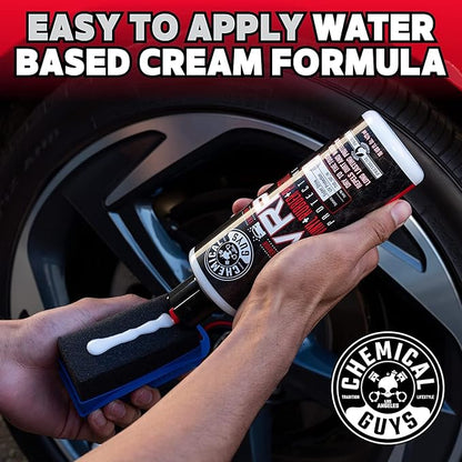 Chemical Guys VRP Vinyl, Rubber, and Plastic Dressing - Tire Dressing, Non-Greasy, Dry-to-the-Touch Shine for Tires, Trim, and More, Safe for Cars, Trucks, SUVs, RVs & More - 16 oz (Pack of 3)