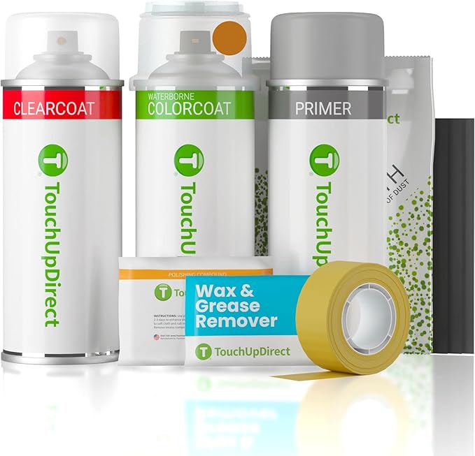 TouchUpDirect GU Saber Compatible with Ford Exact Match Touch Up Paint Aerosol - Platinum Kit