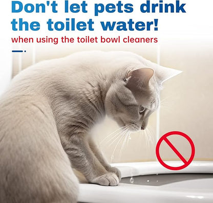 Vacplus Toilet Bowl Cleaner Tablets 40 PACK, Automatic Cleaners with Bleach, Slow-Releasing Toilet Tank Cleaners for Deodorizing & Descaling, Household Toilet Cleaners against Tough Stains