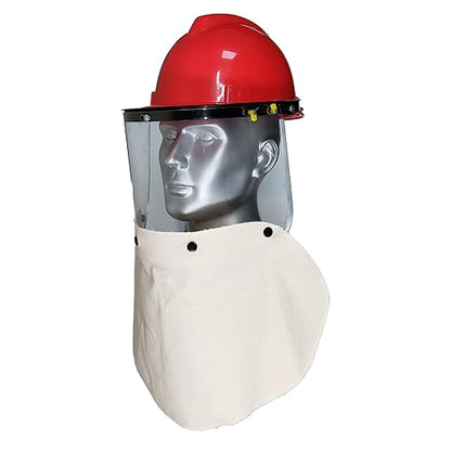 Face Shield Adapter Bracket with Anti-Fog Face Shield Window for Hard Hat