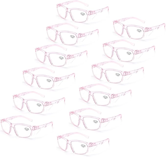 ProtectX Classic Safety Glasses, Anti-Fog Scratch Resistant Lenses, Protective Eyewear for Work, Indoor/Outdoor, ANSI Z87.1