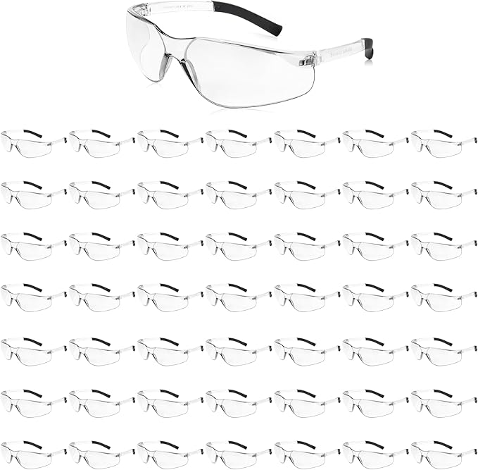 Salfboy Safety Glasses for Men Women ANSI Z87.1 Safety Glasses Bulk Protective Eyewear Scratch-Resistant