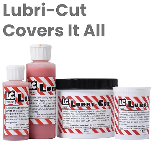 Cutting Paste for Drilling Metal - 2.5 Oz Tub (6-Pack) - Made in USA | Beeswax Cutting Oil for Drilling | High Performance Tapping & Cutting Wax | Saw Blade Lubricant & Drill Cutting Fluid