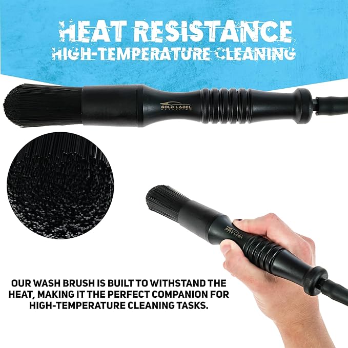 Flow-Thru Automotive Grade Parts Washer Brush with 28-Inch Hose – Cleaning Tool for Precision Parts Washing – Compatible with Parts Washer Nozzle, Ensures Efficient Cleaning