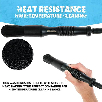 Flow-Thru Automotive Grade Parts Washer Brush with 28-Inch Hose – Cleaning Tool for Precision Parts Washing – Compatible with Parts Washer Nozzle, Ensures Efficient Cleaning