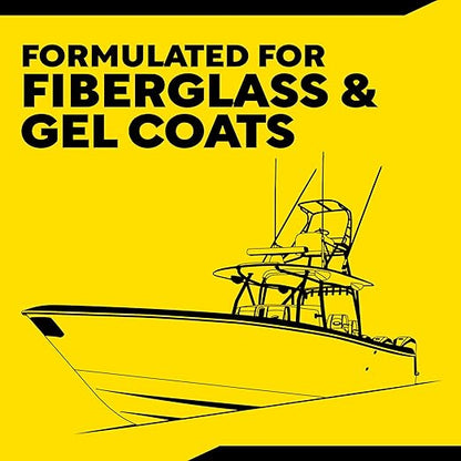 Meguiar’s Marine/RV One Step Compound, M6732, Removes Oxidation, Stains, Scratches, and Water Spots, Restores Color and Shine to Fiberglass Gel Coat Finishes, Christmas Gift Ideas for Car Dads, 32 Oz