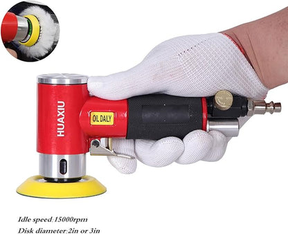 2 3-inch Mini Orbital Sander da sander Air Dual Action Sander Air Polisher Super Smooth and Swirl Freely High Speed for Auto Body Work