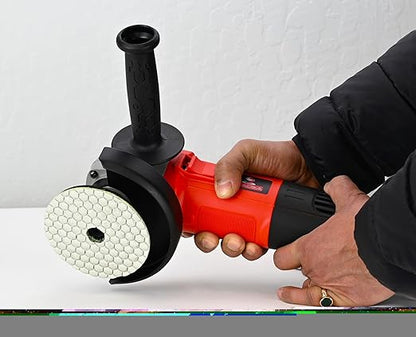 Stadea 5" Variable Speed Angle Grinder Polisher - Stone Concrete/Tile Electric Power Cutting Slow SpeedTool - 1400 W, 3000-10000 RPM