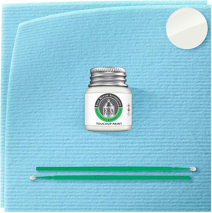 ERA Paints HP - Hi Performance White for FORD Exact Match Automotive Touch Up Paint Jar - Basic Kit