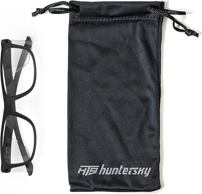 HTS HUNTERSKY TR90NZZ Safety Glasses with Side Shield Small Size Women Men ANSI Z87 Anti Fog Scratch Resistant Lab Pickleball