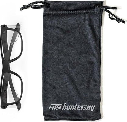 HTS HUNTERSKY TR90NZZ Safety Glasses with Side Shield Small Size Women Men ANSI Z87 Anti Fog Scratch Resistant Lab Pickleball
