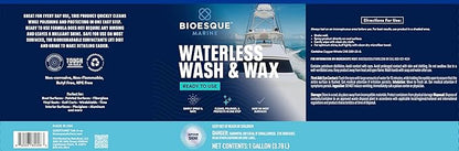 Bioesque Marine Waterless Wash & Wax, 1 Gallon (Pack of 1)