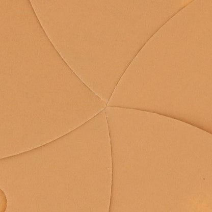 Dura-Gold Premium 600 Grit 6" Gold Sandpaper Discs, 6 Hole Pattern Dustless, Box of 50 - Hook & Loop Backing for DA Sander, Finishing Fine Cut Sanding Abrasive Automotive Paint, Woodworking Wood Metal