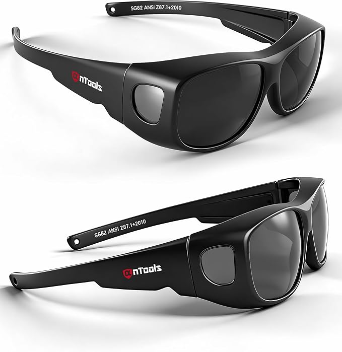 AnTools UV Protection Safety Goggles, ANSI Z80.3-2018 Certified, Impact-Resistant Eyewear for Traffic Signal Recognition, Outdoor Use, Anti-Glare Protective Glasses for Work & Sports