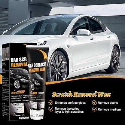 Scratch Remover for Vehicles, Upgrade Car Scratch Remover for Deep Scratches, Car Polishing Wax Scratch Remover for Vehicles,Car Scratch Repair Paste,Cars Paint Scratchs Repair Kit with Wipe Sponge