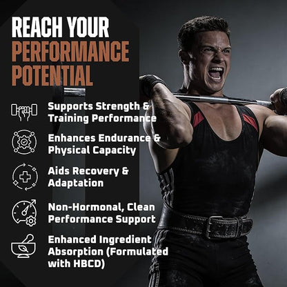Turkesterone & Ecdysterone – Natural Testosterone Support, 2-in-1 High Potency Turkesterone Supplement for Men & Women with 95% Beta Ecdysterone - Made in USA & 3rd Party Tested - 180 Capsules