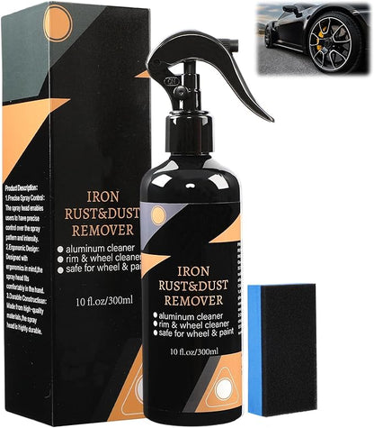 NUOKOU Rim & Wheel Cleaner Spray, Iron Rust & DUST Remover, Purple Color Changing Iron Remover, Rust for Most Wheel
