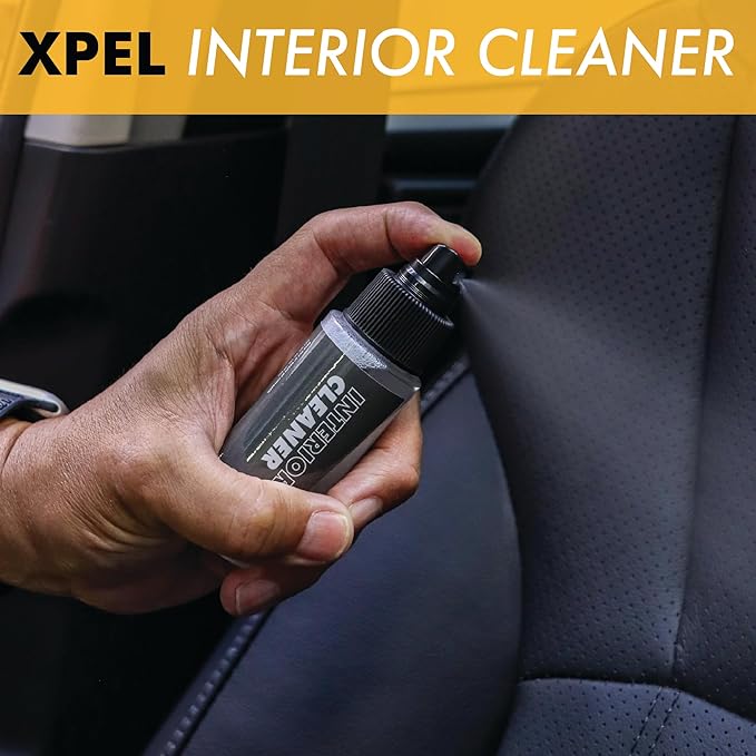 XPEL 3-Pack Interior Care Kit – Car Detailing Set for Interior Surfaces, Trim & Glass | Interior Cleaner, Ceramic Boost, Tint-Safe Glass Cleaner & Premium Microfiber Towel in Branded Case