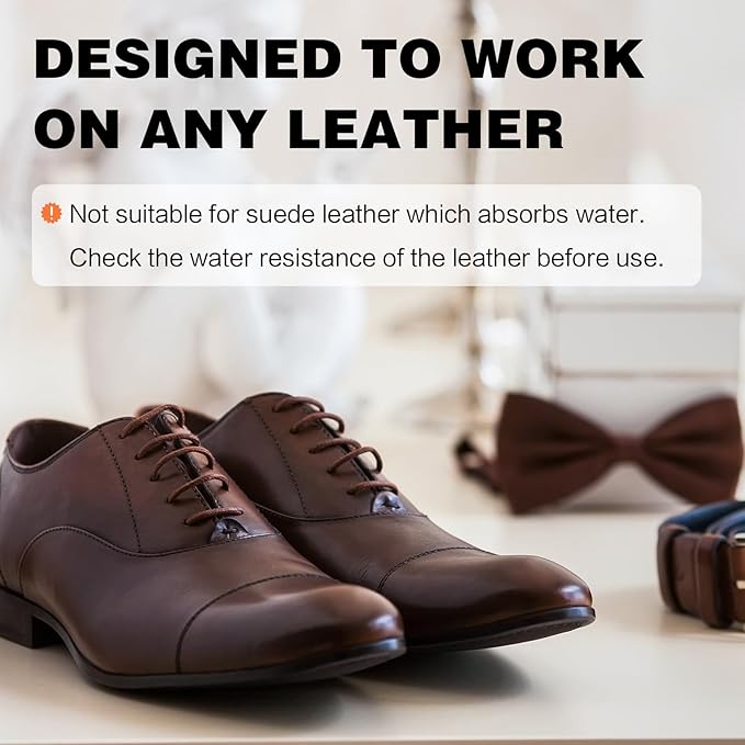 WEYSTOM Leather Recoloring Balm - Dark Brown Leather Repair Kit for Furniture, Dye, Recolor, Renew, Repair & Restore Aged, Faded, Cracked, Peeling and Scuffed