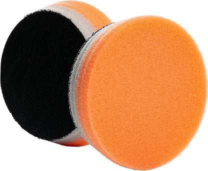 3.5" Lake Country HDO Orange Foam Polishing Pad (2-Pack) – Premium Heavy Duty Orbital Polishing Pad for Painted Surfaces – Fits 3" Backing Plate