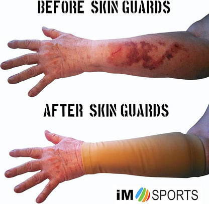 iM Sports Skin Guards Skin Protection Forearm Sleeves - Made in USA - Pair