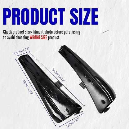 BILLFARO Extended Front Splash Guards Mud Flaps,ABS Plastic Wheels Rock Guards Mudflap Fender Mudguard Mud Guards Protector ﻿Accessories for Corvette C8 Z06 2023+ for C8 E-Ray 2024+