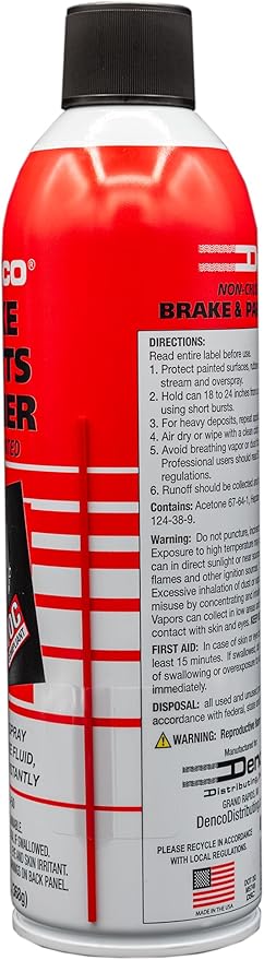Denco # 1930-50 Brake & Parts Cleaner - 50-State Compliant - 13 OZ Per Can - Non-Chlorinated - 12 to 960 Cans/Case (6)