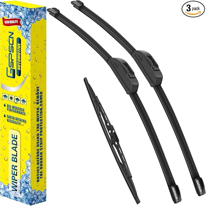 GSPSCN 3 Wipers For Dodge Grand Caravan 20-08 /Chrysler Town & Country,Town Country 16-10 /Ram C/V CV 15-12，Original Equipment Windshield Wiper Blade Set 26"+20"+16" (Set of 3)