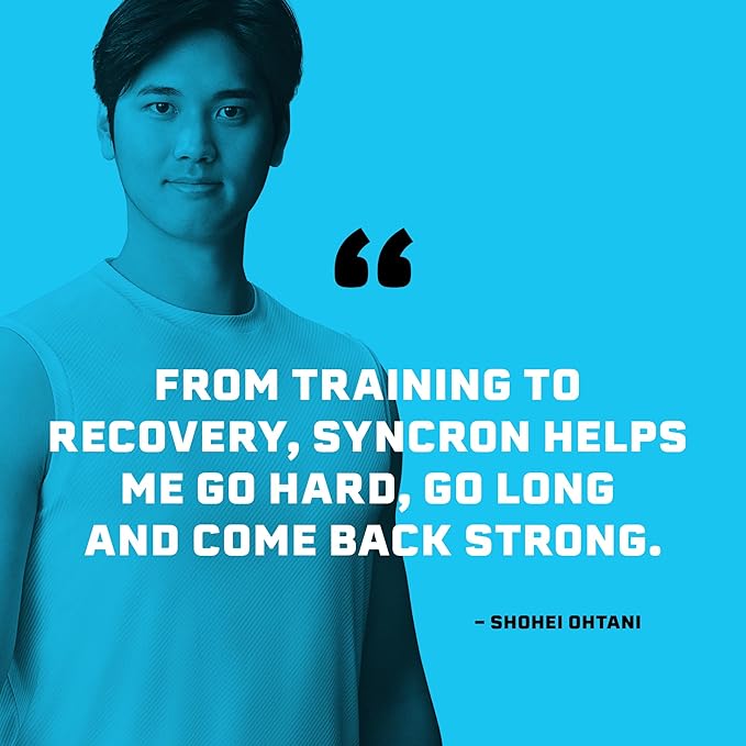 Syncron Pre Workout Sports Drink Endorsed by Shohei Ohtani, Aluminum Bottled, Sugar Free with L Arginine, L Citrulline & BCAAs, Pre Workout Energy Shot, Watermelon Kiwi, 6 Pack, 2 oz