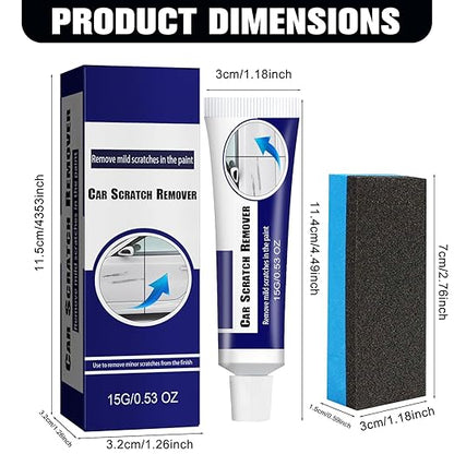 Car Scratch Remover, 2025 New Scratch Repair Paste,Scratch Remover for Vehicles,Car Cleaning Kit,Car Polishing Wax Vehicles for Deep Scratches (2Pcs)