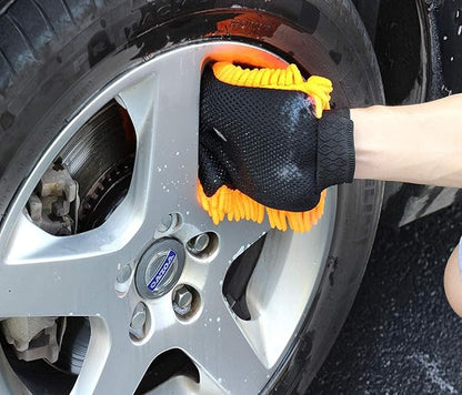 SCRUBIT 2 Pack Car Wash Mitt – Scratch-Free Car Sponges for Washing, Dual Sided Wash Mitts for Car Washing - Premium Car Washing Sponge for Cars, Trucks, and Boats