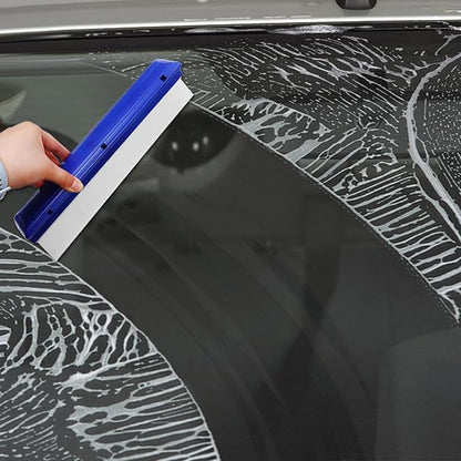 2pack 12.2 Inch Car Drying Squeegee Water Blade Professional Automotive Wiper Car Squeegee Water Blade Squeegee Silicone Auto Car Dryer, Upgrade 3-Layer Sink for Car Squeegee Water Blades for Cars